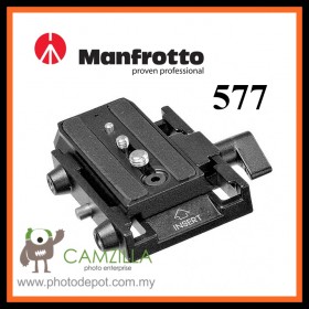 Manfrotto 577 Quick Release Adapter Assembly with Sliding Mount Plate